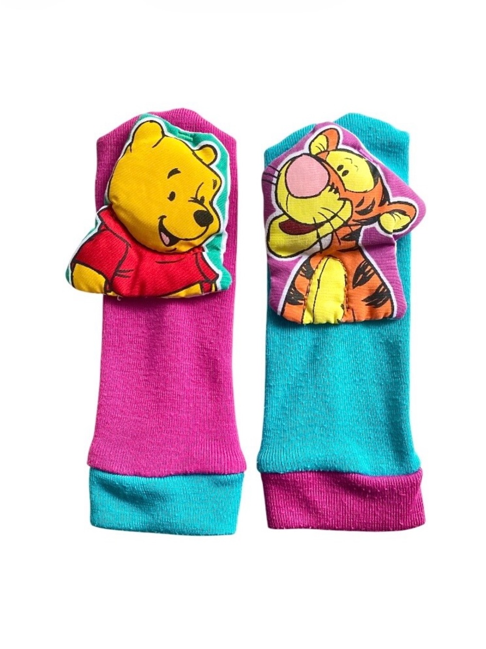 1996 Disney Winnie The Pooh Foot Rattles-Baby Socks First Years